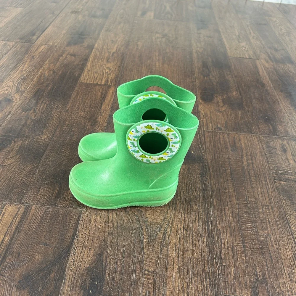 Okabashi Green Rain & Snow Boots Waterproof Design
